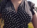Boobwalk: Polka Dot Dress
