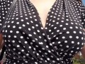 Boobwalk: Polka Dot Dress