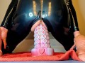 Anal dildo plays...