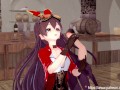 Genshin Impact - Amber Takes a Facial and Rides Dick