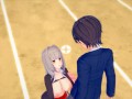 【エロゲーコイカツ！】爆乳美少女「梓(オリキャラ)」のおっぱい揉みまくりH！(巨乳アニメ3DCG動画)[Hentai Game Koikatsu! ](Anime 3DCG video)