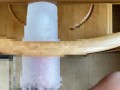 【早漏童貞】おなほ固定していっぱいノーハンドオナニーしようと思ったけどあっという間にイキ果てる早漏童貞～オナニー中毒～