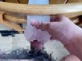 【早漏童貞】おなほ固定していっぱいノーハンドオナニーしようと思ったけどあっという間にイキ果てる早漏童貞～オナニー中毒～