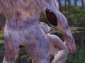 Furry Monster avler saftig fitte | Big Cock Monster | 3D Porn