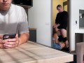 REAL CHEATING ON HER CUCKOLD HUSBAND! Fucked Her From Behind And Oral Creampie