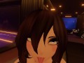Mute nympho sucks your dick and rides you wildly until she cums in VR.