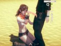 【巨乳行商人シャンとおっぱい揉み揉みエッチ！】 AI少女プレイエロ動画 リアル3DCGエロゲーム【Hentai Game Ai Shoujyo 】Big tits Peddler is rubbed