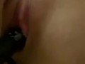 Playing with my glass dildo before bed with ASMR -Scarlett Love
