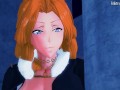 Rangiku celebrates Bleach's new chapter by getting her tits fucked non-stop