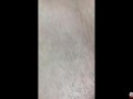 She took off her pink panties and took out a tampon from a hairy pussy