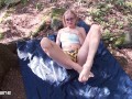 Horny Tourists and Anal Sex in Woods with Creampie