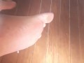 Putting bread inside my sneakers