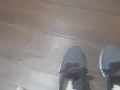 Putting bread inside my sneakers