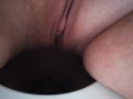 PISS-A-THON: Big Tits MILF Pissing on Toilet
