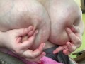 Fat Tits Pinching Nipples