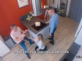 HUNT4K Smart hunter seduces slim blonde while checking new apartment