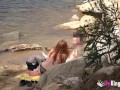 Picking up naked dudes: Naked lakeside fun with Jade!