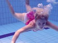 Elena Proklova shows how sexy can one be alone in the pool