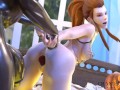 Blacked Animation. Brigitte gape after massive dick in her ass[Grand Cupido]( Overwatch )