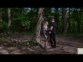 Submissive hottie Rory Knox gets tied to a tree for face fucking, piss, and ass eating in the forest