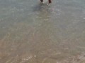 Cap d'Agde naked walk to the beach. BlowJob attempt :)