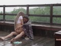 Sex in the pouring rain!