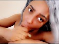 Horny Light Skin Bitch Sucking Dick