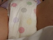 Nerdy Faery Diaper Piss Female Orgasm