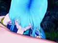 Aqua Konasuba BLOWJOB and DOGGY in cave (3d Hentai)