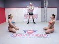 Busty Lesbian Sex Fight with Face Sitting As Tori Avano Wrestles Red August Then Fucks Her