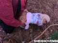 Dirty Knees For Step Dad In Grass Behind Mothers Back, Sheisnovember Outdoors Doggystyle 4k