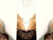 Black body stockings. Two teen girls posing in black mesh body lingerie Sexy lingerie. FULL 2