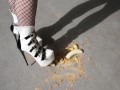 Crushing Food In My High Heels