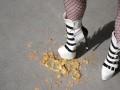 Crushing Food In My High Heels