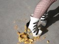 Crushing Food In My High Heels