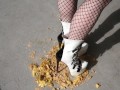 Crushing Food In My High Heels