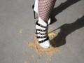Crushing Food In My High Heels