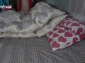 Secretly Humping Step Sisters Down Comforter and Cumming on My Shiny Down Jacket. Teaser Video