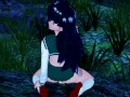 Kagome BLOWJOB in forest Inuyasha (3D Hentai)