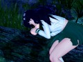 Kagome BLOWJOB in forest Inuyasha (3D Hentai)