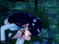 Kagome BLOWJOB in forest Inuyasha (3D Hentai)