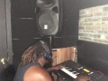 PETITE EBONY GETS FUCKED IN MUSIC STUDIO