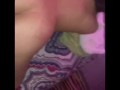 Busty young Latina gets fucked hard while watching porn