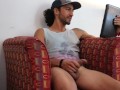 Ruben jerking off at the hostel