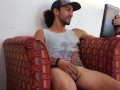 Ruben jerking off at the hostel