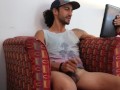 Ruben jerking off at the hostel