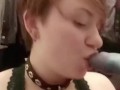 Dildo blowjob compilation- hot gothic PAWG with big tits