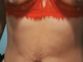 Getting FUCK in my new RED lingerie & CUMING on my PUSSY 
