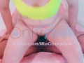 Miss Crampie - Funny chair creampie วิดีโอเต็มในโอนลี่แฟนค่ะ (Full clip at onlyfans link in bio)