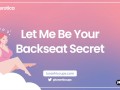 ASMR  Backseat Secret Audio Only fucking mom's fiancé in the backseat Written by u/webtalker30